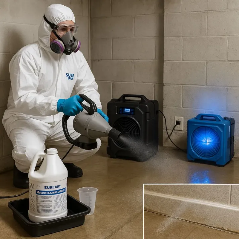 Sanitization and Odor Removal process in Fall River, MA